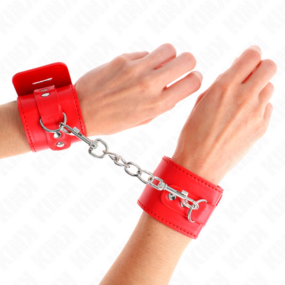 Braccialetti rossi KINK con chiusura di sicurezza – Design regolabile per la libertà sensoriale