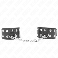 Comprar KINK Muñequeras Con Doble Línea De Tachuelas Ajustable Negro – Diseño Elegante Para Una Experiencia Segura-Noxtic