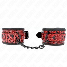 Comprar KINK Muñequeras Con Patrón De Diamantes Rojo Oscuro – Ajuste Ajustable Para Comodidad Y Estilo-Noxtic