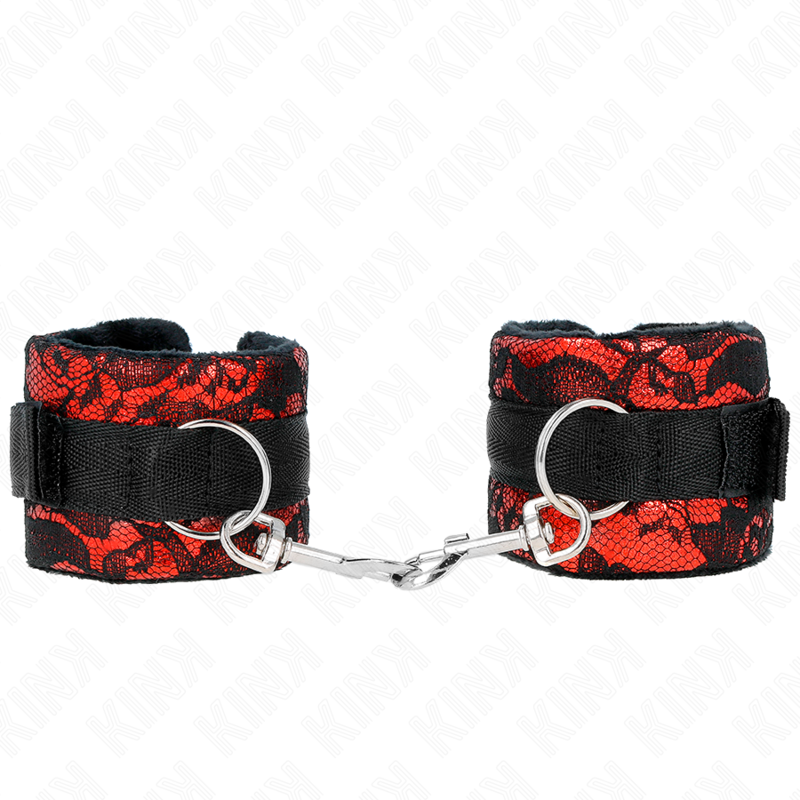Comprar KINK Muñequeras Cortas De Encaje Terciopelo – Estilo Elegante Para Explorar Tu Placer Íntimo-Noxtic