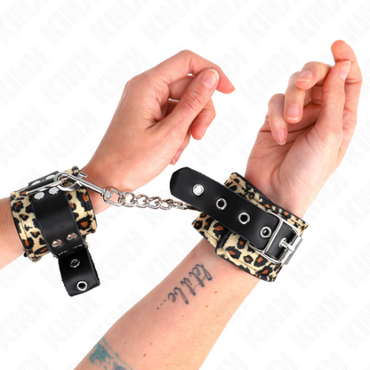 Comprar KINK Muñequera De Cuero Estilo Leopardo – Ajustable Y Elegantemente Diseñada Para Comodidad Y Estilo-Noxtic