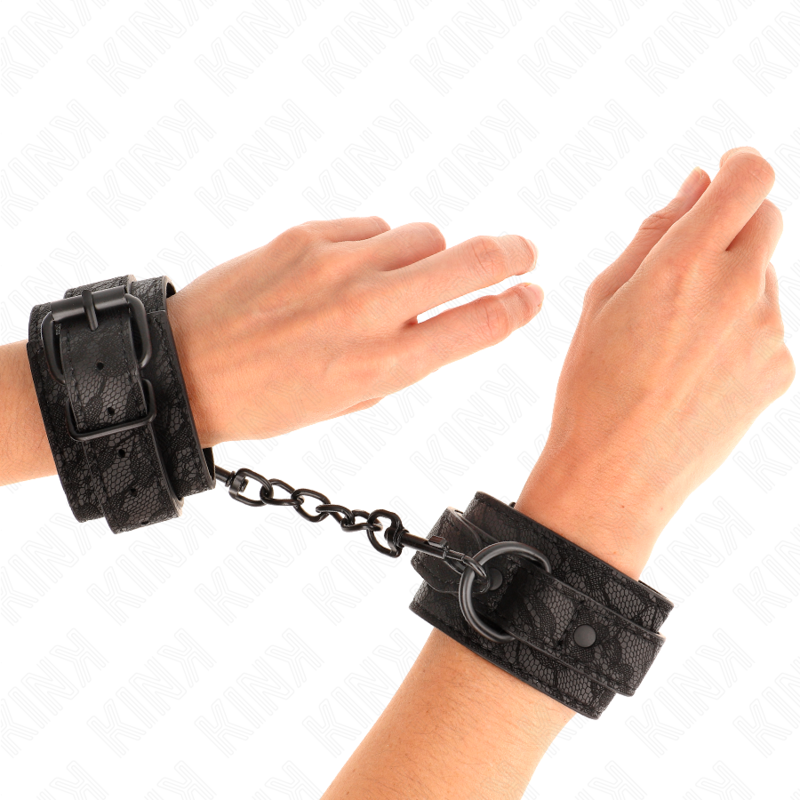 Comprar KINK Muñecas De Encaje Ajustable Negro – Diseño Elegante Con Ajuste Personalizable-Noxtic