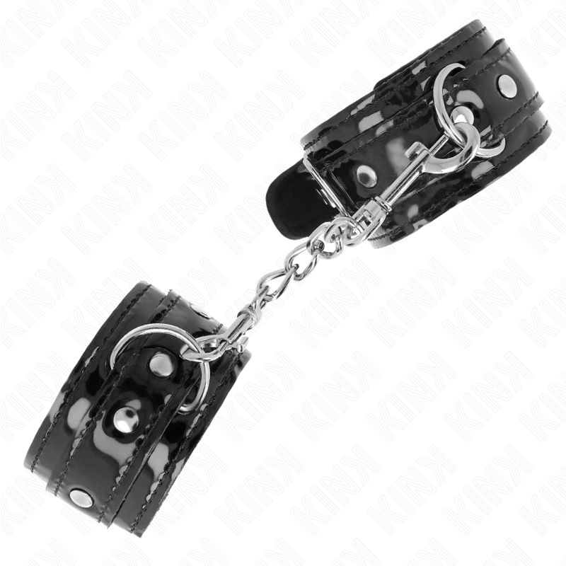 KINK - ADJUSTABLE SHINY NEOPRENE WRISTBANDS 17-24 CM X 4.5 CM