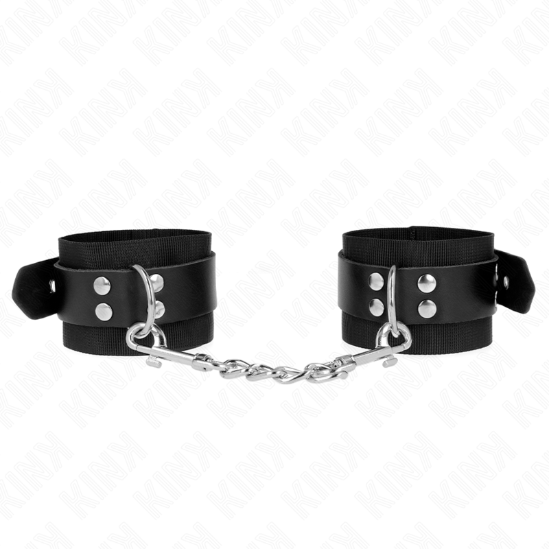 Comprar KINK Muñequeras De Nylon Negro – Diseño Ajustable Para Explorar Tu Placer Con Estilo-Noxtic