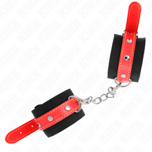 Comprar KINK Muñequera De Nylon Negro Con Correa Ajustable Roja – Estilo Y Comodidad Para Experiencias Inigualables-Noxtic