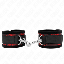 Comprar KINK Muñequera Diseño Escándalo Rojo Negro – Estilo Sofisticado Para Experiencias Únicas-Noxtic