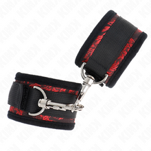 Comprar KINK Muñequera Diseño Escándalo Rojo Negro – Estilo Sofisticado Para Experiencias Únicas-Noxtic