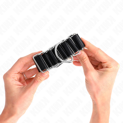 Cinturino da polso regolabile KINK Slim nero – Design ergonomico per comfort e stile