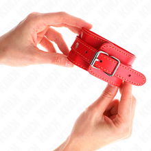 Braccialetto regolabile KINK Slim Red – Design elegante con vestibilità personalizzabile