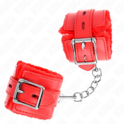 Braccialetti KINK con fodera rossa: design elegante con vestibilità personalizzabile per il massimo comfort