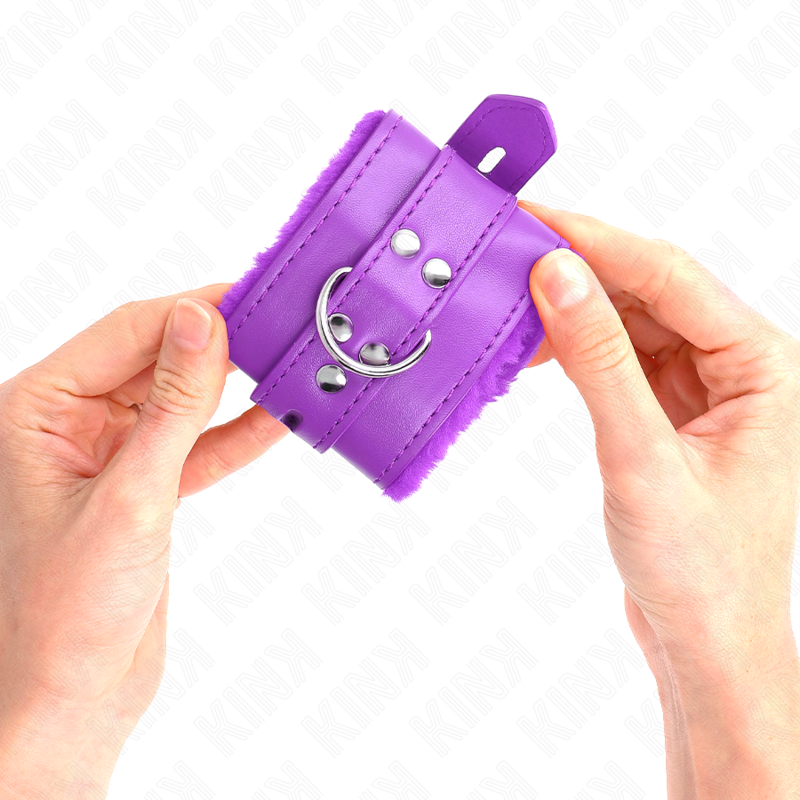 KINK Muñequera Forrada Violeta – Diseño Elegante Con Correa Ajustable Para Comodidad Optima