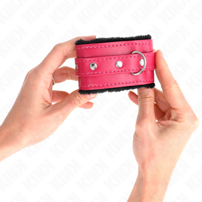 Braccialetti foderati KINK Premium in nero: design elegante con cinturino regolabile per un comfort personalizzato