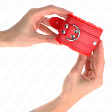Braccialetti KINK con fodera rossa: design elegante con cinturino regolabile per un comfort ideale