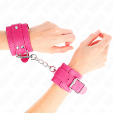 Braccialetti regolabili fucsia KINK: design elegante per comfort e stile nelle tue sessioni