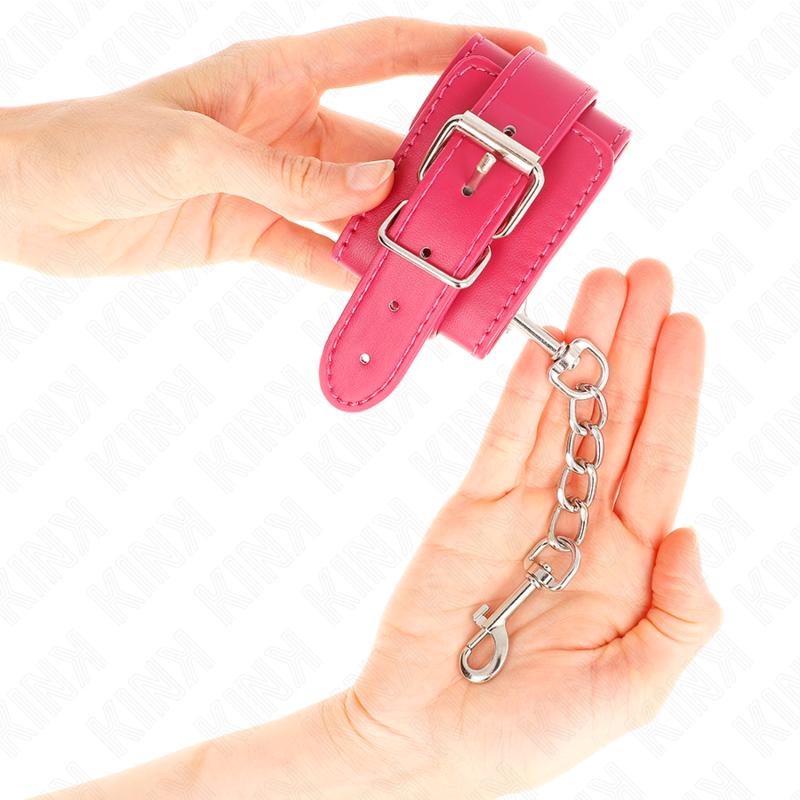 Comprar KINK Muñequeras Fucsia Ajustables – Diseño Elegante Para Comodidad Y Estilo En Tus Sesiones-Noxtic