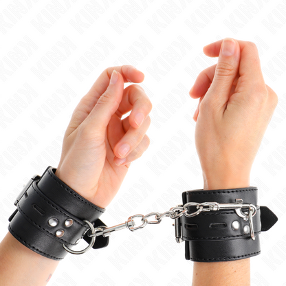 Comprar KINK Muñequera Negra Con Correa Ajustable – Diseño Elegante Para Comodidad Personalizada-Noxtic