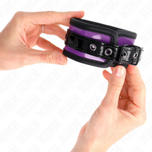 KINK - LILAC NEOPRENE WRISTBANDS ADJUSTABLE 21-28 CM X 5 CM