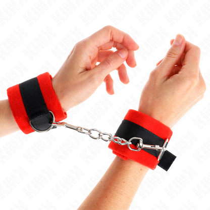 Comprar KINK Muñequeras Para Principiantes Negro-Rojo – Diseño Elegante Para Una Exploración Segura-Noxtic