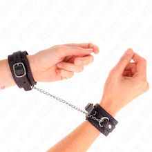 Comprar KINK Muñequeras Ajustables Negras – Diseño Elegante Con Detalles Rojos Para Mayor Control-Noxtic