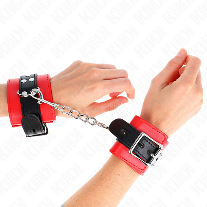 Comprar KINK Muñequera Roja Con Correa Negra Ajustable – Diseño Elegante Para Comodidad Y Control-Noxtic