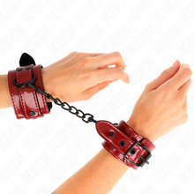 KINK - DARK RED WRISTBANDS 23 X 5 CM