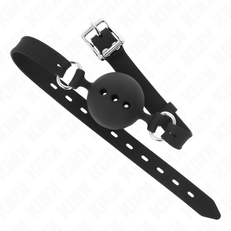 Bavaglio regolabile KINK nero – Design confortevole per l'esplorazione sensoriale