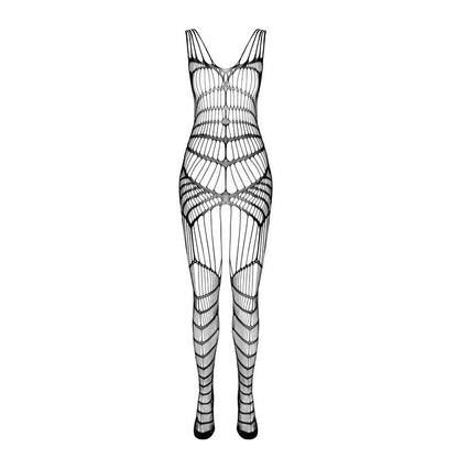 PASSION BS 102 Bodystocking Blanco Talla Única – Diseño Elegante Para Comodidad Sensual