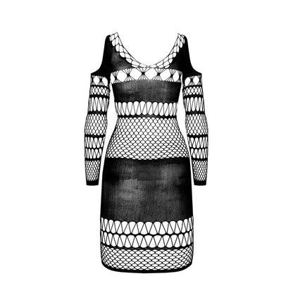 PASSION BS 105 Bodystocking Nero Taglia Unica – Design Regolabile per Comfort e Stile