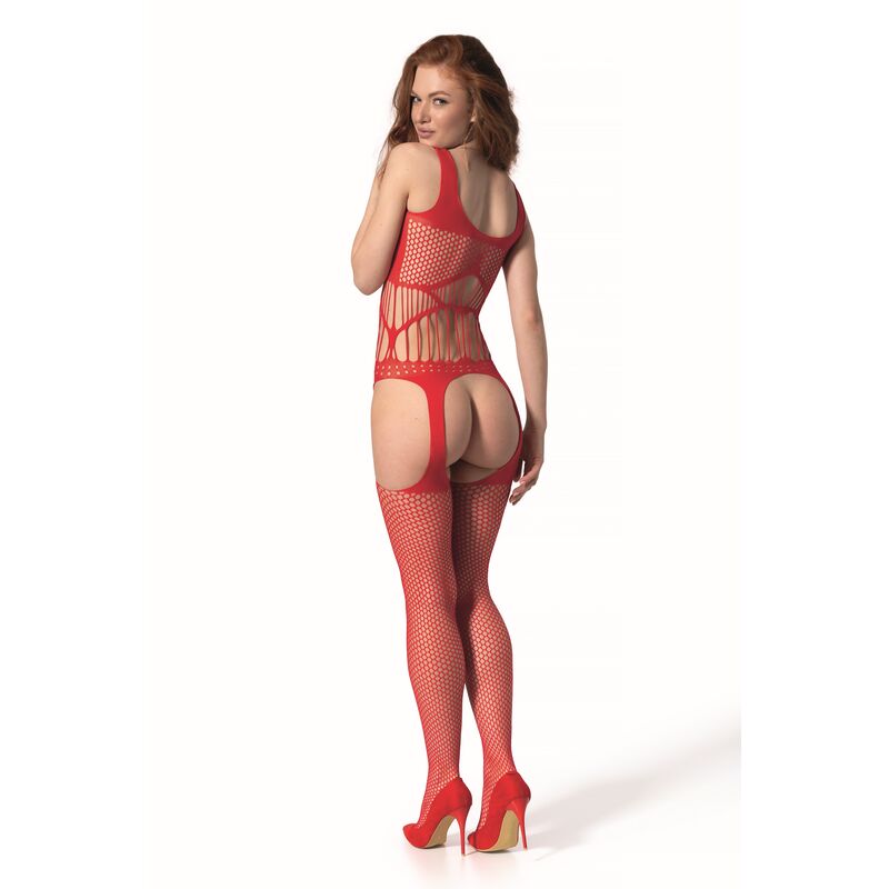 PASSION Bodystocking Rojo Talla Única – Diseño Elegante Para Comodidad y Confianza