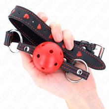 Comprar KINK Mordaza De Bola 4.5 Cm Roja – Diseño Hueco Para Experiencias Sensitivas-Noxtic