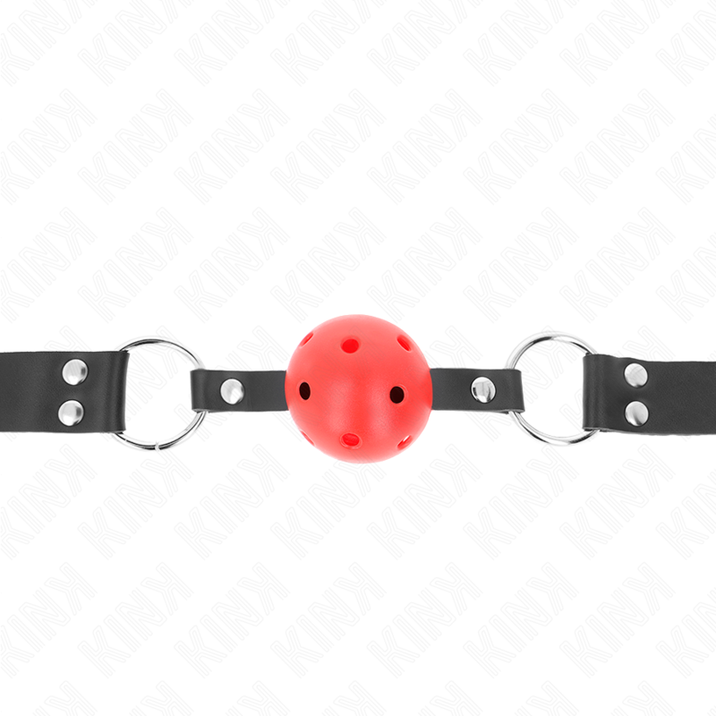 KINK Mordaza De Bola Transpirable 4 cm – Diseño Ajustable Para Comodidad Personalizada