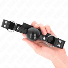 Bavaglio a sfera morbido KINK da 4 cm – Elegante accessorio per un'esplorazione sicura