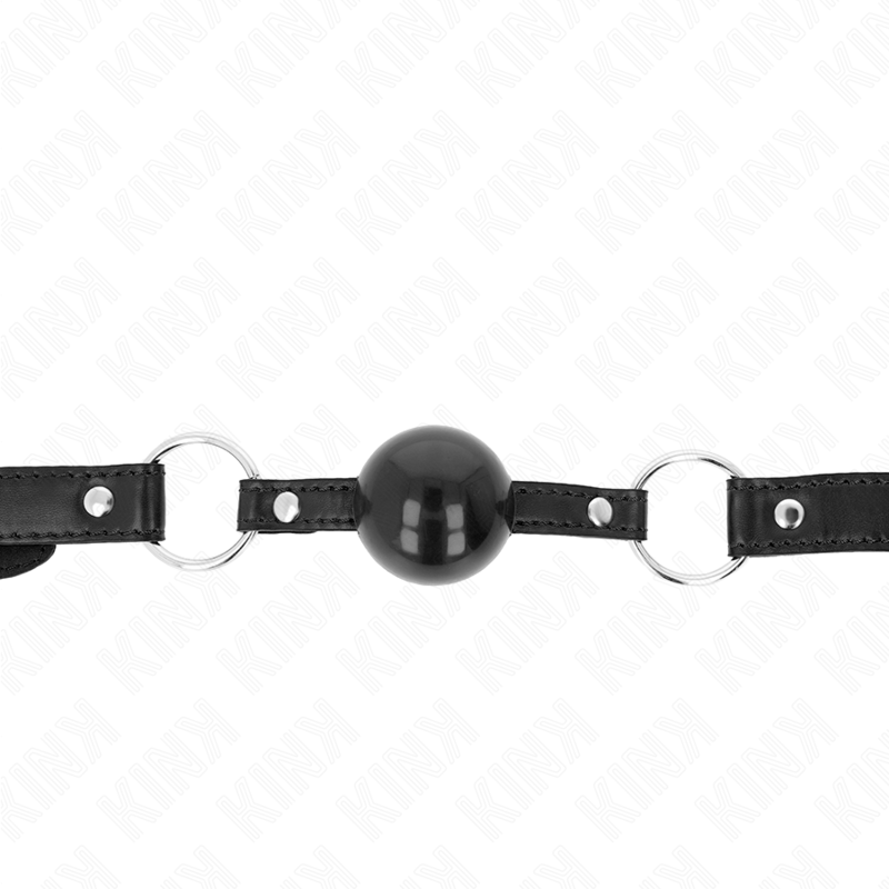 Comprar KINK Mordaza De Bola 4 Cm TPE Negro – Diseño Ergonómico Para Comodidad Y Control-Noxtic