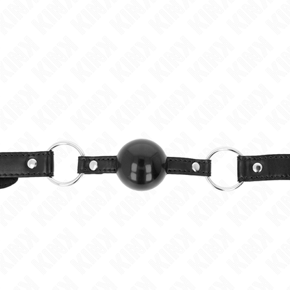 Comprar KINK Mordaza De Bola 4 Cm TPE Negro – Diseño Ergonómico Para Comodidad Y Control-Noxtic
