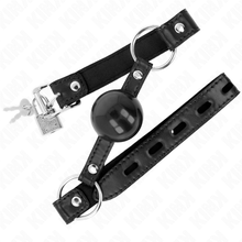 Comprar KINK Mordaza De Bola 4 Cm TPE Negro – Diseño Ergonómico Para Comodidad Y Control-Noxtic