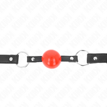 Comprar KINK Mordaza De Bola Con Candado Roja – Diseño Elegante Para Exploración Sensual-Noxtic