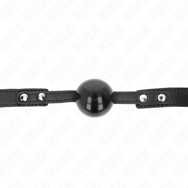KINK - BALL GAG 4 CM SOFT TPE MODEL 3 60 x 2 CM ADJUSTABLE 37-52 CM