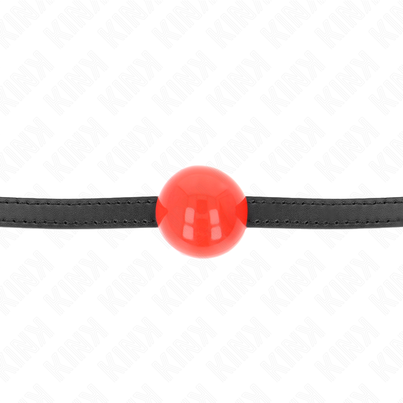 KINK Mordaza De Bola 4 CM Roja – Diseño Ergonómico Para Placer Seguro