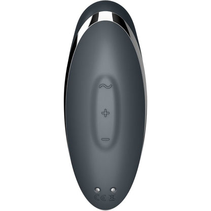 Comprar Satisfyer Tap y Climax 2 Gris – Vibrador Ergonómico Con Diseño Moderno y Silicona Médica-Noxtic