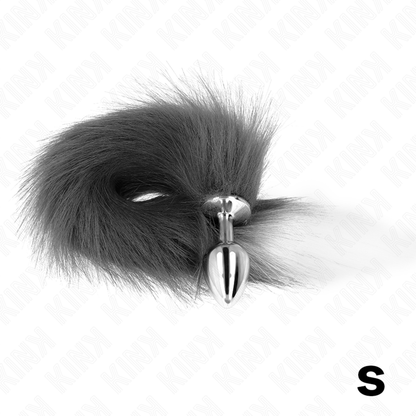 KINK Plug Anal Talla S 7 X 3 Cm Con Cola Sintética 40 Cm – Diseño Elegante Para Una Experiencia Sensorial Única