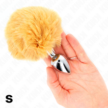 Comprar KINK Plug 7 x 3 cm Acero Inoxidable – Estilo Elegante Con Cola De Conejo De Piel Sintética-Noxtic