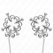 KINK - METAL FLOWER NIPPLE CLAMPS WITH CHAIN