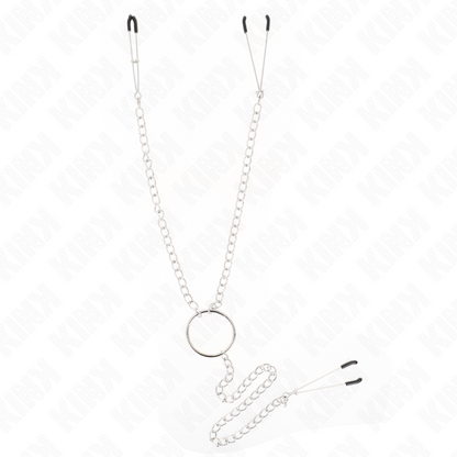 Comprar KINK Pinzas Para Pezones Y Clítoris Con Cadena De 30 Cm – Juguete Elegante Para Exploración Sensual-Noxtic