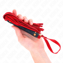 KINK - 30 CM RED SUEDE LEATHER MINI WHIP