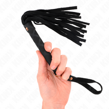 KINK - 30 CM BLACK SUEDE LEATHER MINI WHIP