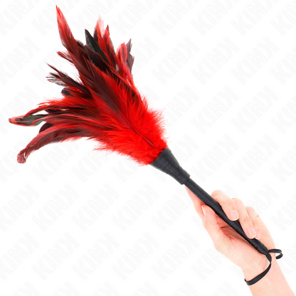 Comprar KINK Plumas De Pollo Para Cosquillas Rojo – Diseño Suave Para Experiencias Sensoriales Únicas-Noxtic