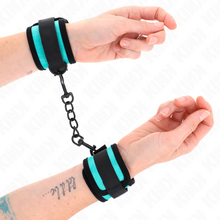Comprar KINK Muñequeras Negro-Azul Ajustable – Estilo Sofisticado Con Control Excepcional-Noxtic