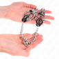 KINK - JAPANESE STYLE NIPPLE CLAMPS WITH SILVER CHAIN ​​30 CM