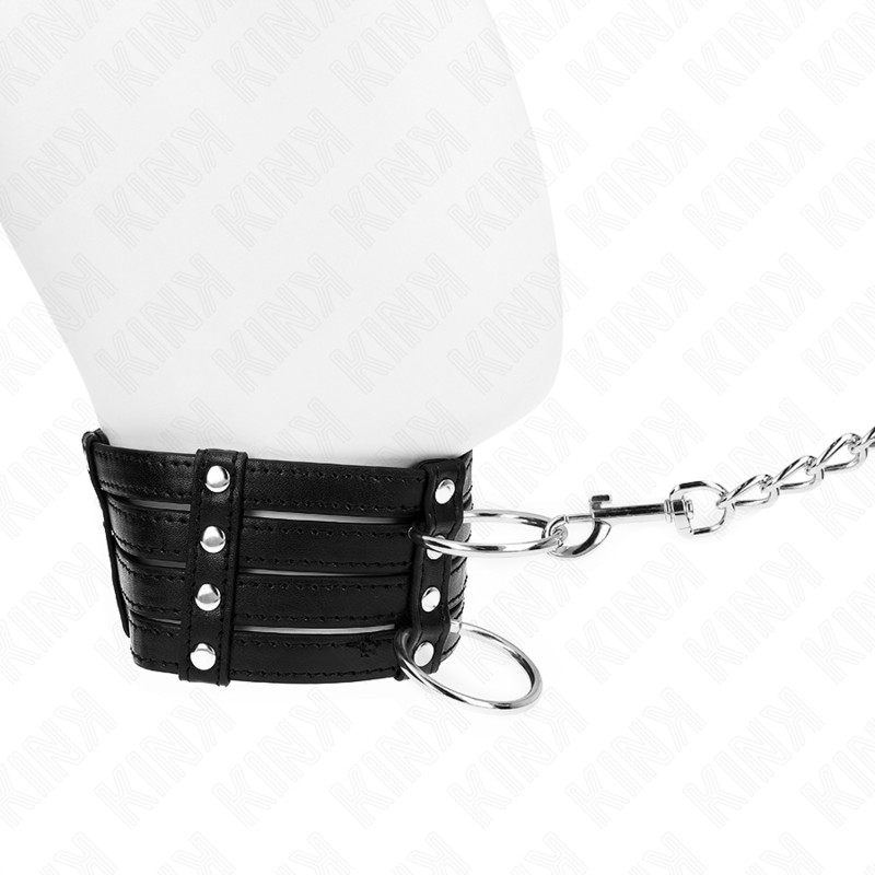 KINK Collar Con Correa Ajustable 65 Cm – Accesorio Elegante Para Sumisión Con Estilo