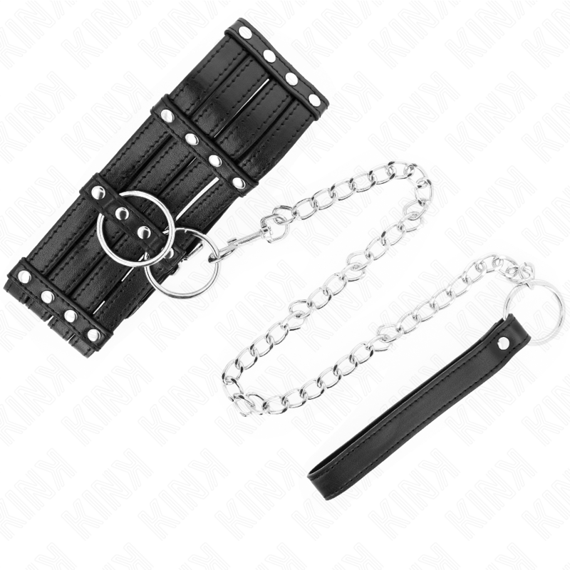 KINK Collar Con Correa Ajustable 65 Cm – Accesorio Elegante Para Sumisión Con Estilo